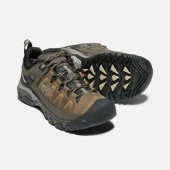 Keen Men's Targhee III Waterproof Hiking Shoe - Bungee Cord/Black - Wide (2E) -Hoka Shop 1018597 PPS PDP
