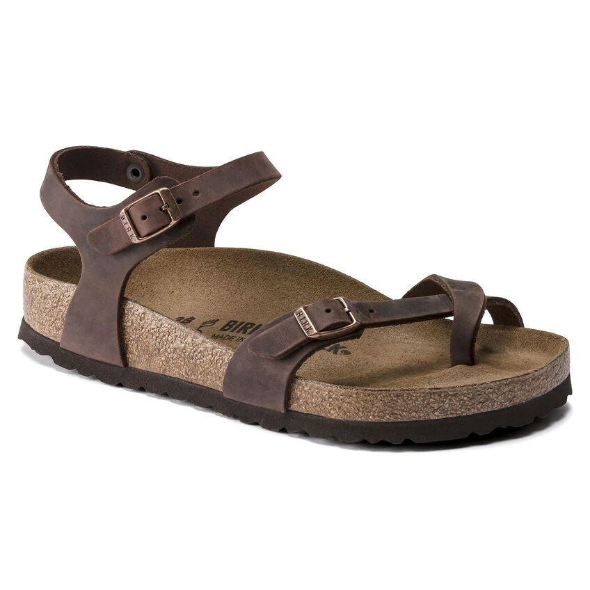 Birkenstock Women's Taormina Habana Oiled Leather- Regular/Wide 3 Birkenstock Women's Taormina Habana Oiled Leather- Regular/Wide
