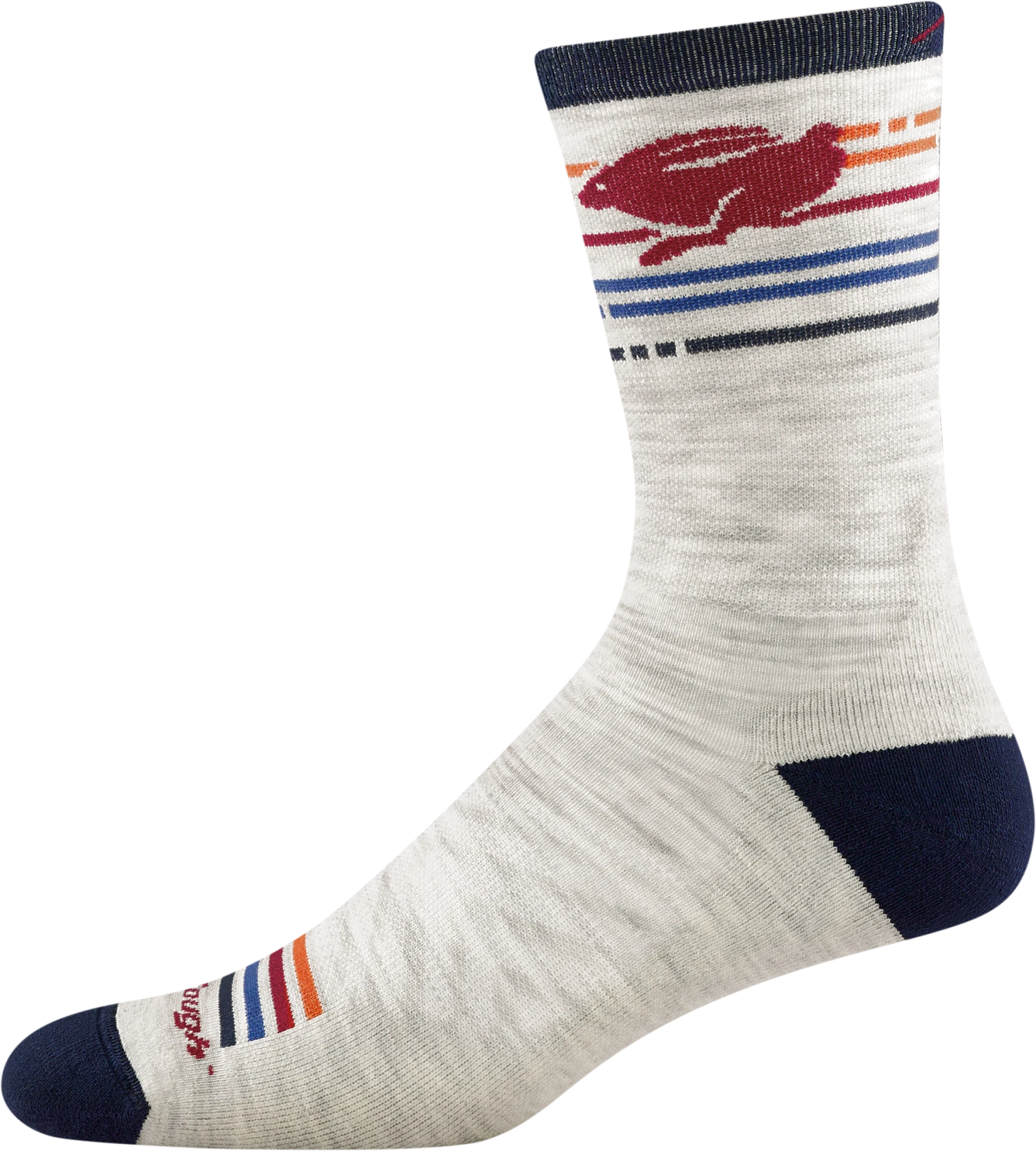 Darn Tough Men's Pacer Micro Crew Ultra-Light Cushion Running Sock - Ash (1041-ASH) 4 Darn Tough Men's Pacer Micro Crew Ultra-Light Cushion Running Sock - Ash (1041-ASH) - Image 2