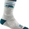 Darn Tough Women's Pacer Micro Crew Ultra-Light Cushion Running Sock - Gray (1050-GRAY) -Hoka Shop 1050 Gray