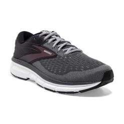 BROOKS Men's Dyad 11 Running Shoe - Blackened Pearl/Alloy/Red - Regular (D) 10 BROOKS Men's Dyad 11 Running Shoe - Blackened Pearl/Alloy/Red - Regular (D) -Hoka Shop 110323 031 A Dyad 11 1