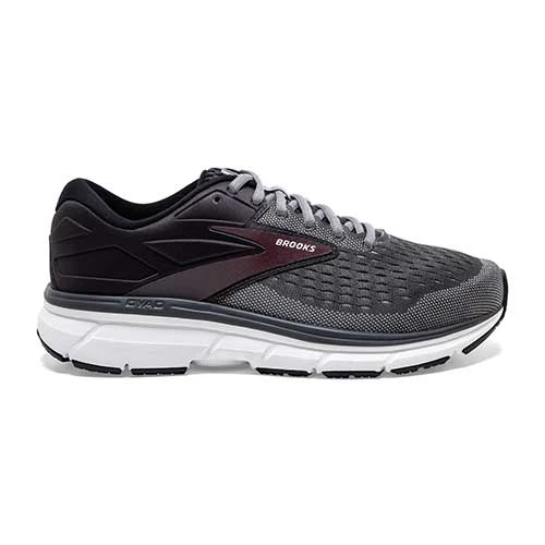 BROOKS Men's Dyad 11 Running Shoe - Blackened Pearl/Alloy/Red - Regular (D) 3 BROOKS Men's Dyad 11 Running Shoe - Blackened Pearl/Alloy/Red - Regular (D)