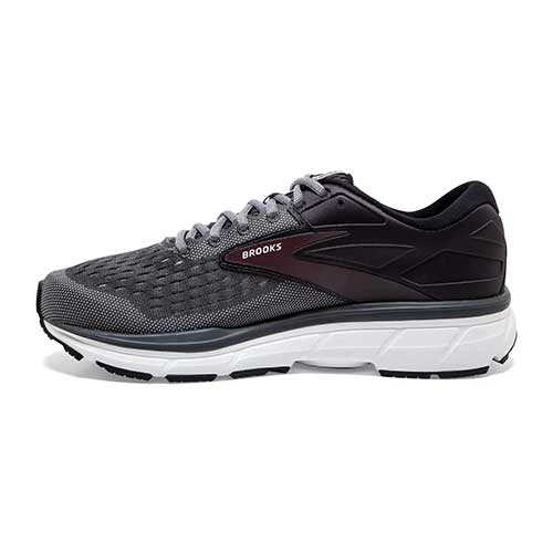 BROOKS Men's Dyad 11 Running Shoe - Blackened Pearl/Alloy/Red - Regular (D) 6 BROOKS Men's Dyad 11 Running Shoe - Blackened Pearl/Alloy/Red - Regular (D) - Image 4