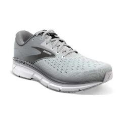 BROOKS Men's Dyad 11 Running Shoe - Grey/Black/White - Extra Wide (4E) -Hoka Shop 110323 084 A Dyad 11 2 1