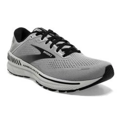 BROOKS Men's Adrenaline GTS 22 Running Shoe- Alloy/Grey/Black - Wide (2E) 10 BROOKS Men's Adrenaline GTS 22 Running Shoe- Alloy/Grey/Black - Wide (2E) -Hoka Shop 110366 012 A Adrenaline GTS 22 2