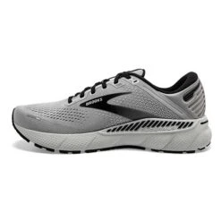 BROOKS Men's Adrenaline GTS 22 Running Shoe- Alloy/Grey/Black - Wide (2E) 11 BROOKS Men's Adrenaline GTS 22 Running Shoe- Alloy/Grey/Black - Wide (2E) -Hoka Shop 110366 012 M Adrenaline GTS 22 2