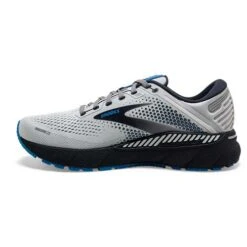 BROOKS Men's Adrenaline GTS 22 Running Shoe- Oyster/India Ink/Blue - Wide (2E) 9 BROOKS Men's Adrenaline GTS 22 Running Shoe- Oyster/India Ink/Blue - Wide (2E) -Hoka Shop 110366 023 M Adrenaline GTS 22
