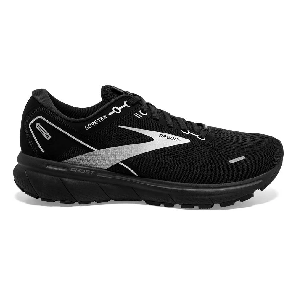 BROOKS Men's Ghost 14 GTX Running Shoe- Black/Black/Ebony- Regular (D) 3 BROOKS Men's Ghost 14 GTX Running Shoe- Black/Black/Ebony- Regular (D)
