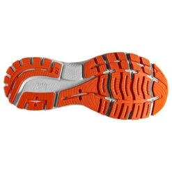 BROOKS Men's Ghost 14 Running Shoe - Titan/Teal/Flame — Regular (D) -Hoka Shop 110369 488 S Ghost 14