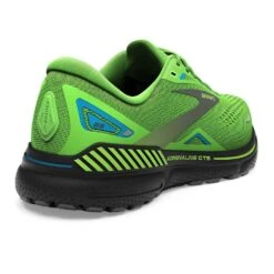 BROOKS Men's Adrenaline GTS 23 Running Shoe - Green Gecko/Grey/Atomic Blue- Wide (2E) -Hoka Shop 110391 373 H Adrenaline GTS 23 7252260f 7e3f 46a9 9dab 1532babca27f