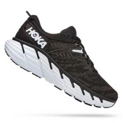 Hoka Men's Gaviota 4 Running Shoe - Black/White - Regular (D)