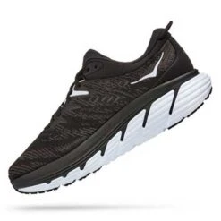 Hoka Men's Gaviota 4 Running Shoe - Black/White - Regular (D) -Hoka Shop 1123198 BWHT 4