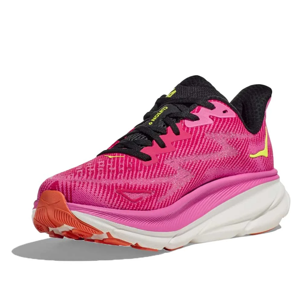 Hoka Women's Clifton 9 Running Shoe - Raspberry/Strawberry- Regular (B) 4 Hoka Women's Clifton 9 Running Shoe - Raspberry/Strawberry- Regular (B) - Image 2
