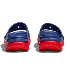 Hoka Unisex Ora Recovery Slide 3 - Bellwether Blue/Red Alert - Regular (D) -Hoka Shop 1135061 BBRA 5