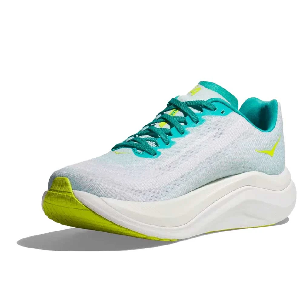 Hoka Men's Mach X Running Shoe - White/Blue Glass - Regular (D) 5 Hoka Men's Mach X Running Shoe - White/Blue Glass - Regular (D) - Image 3