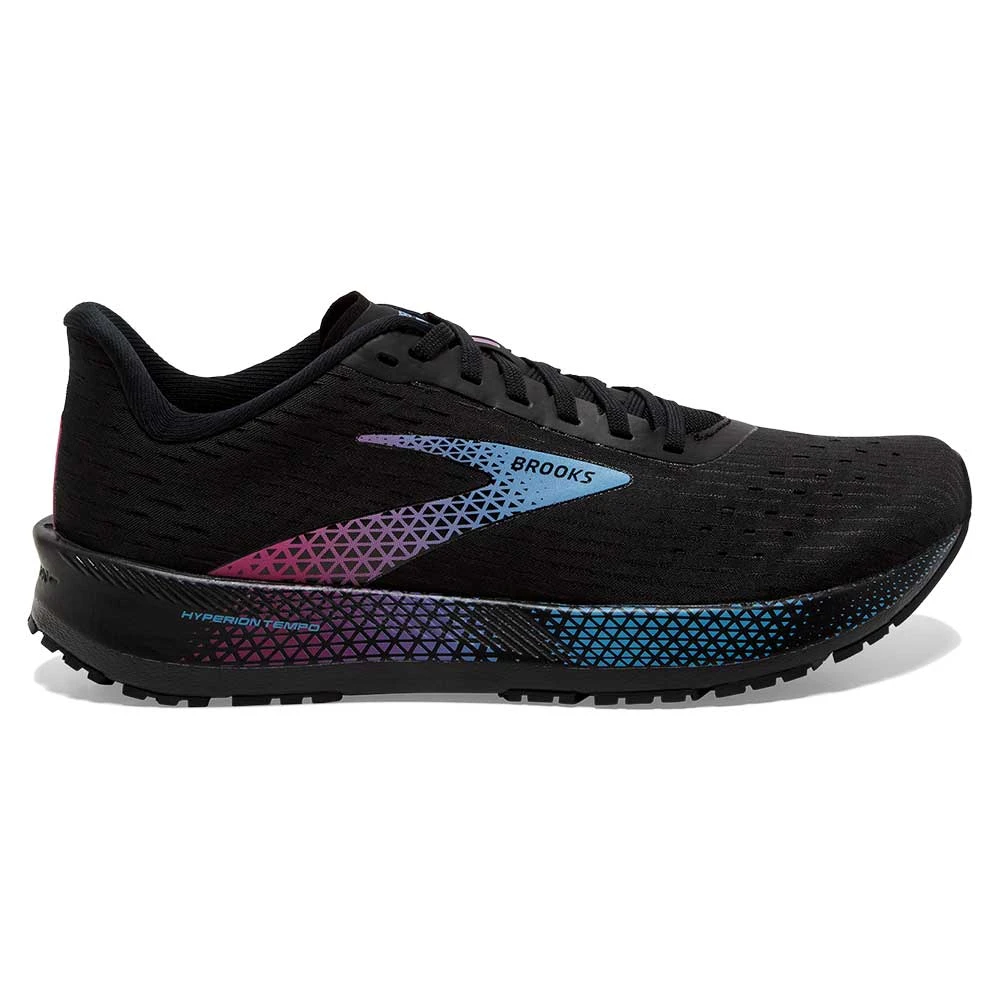 BROOKS Women's Hyperion Tempo Running Shoe - Black/Blissful Blue/Fuchsia - Regular (B) 3 BROOKS Women's Hyperion Tempo Running Shoe - Black/Blissful Blue/Fuchsia - Regular (B)