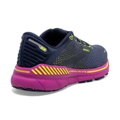 BROOKS Women's Adrenaline GTS 22 Running Shoe- Nightshadow/Viola/Nightlife- Regular (B) -Hoka Shop 120353 490 H Adrenaline GTS 22