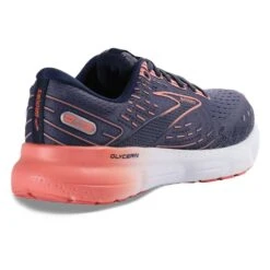 BROOKS Women's Glycerin 20 Running Shoe - Nightshadow/Blue/Pink - Regular (B) -Hoka Shop 120369 088 H Glycerin 20