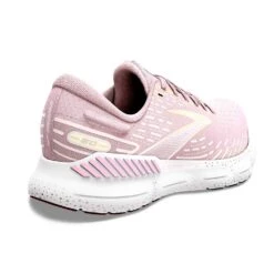 BROOKS Women's Glycerin GTS 20 Running Shoe- Pink/Yellow/White- Regular (B) -Hoka Shop 120370 656 H Glycerin GTS 20