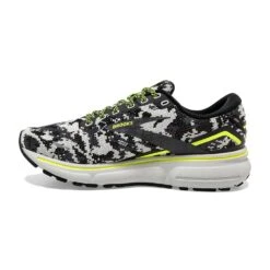 BROOKS Women's Ghost 15 Camo Running Shoe - Black/Ebony/Nightlife - Regular (B) -Hoka Shop 120380 029 M Ghost 15