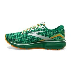 BROOKS Women's Ghost 15 Run Lucky - Green/White/Orange- Regular (B) -Hoka Shop 120380 371 M Ghost 15