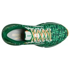 BROOKS Women's Ghost 15 Run Lucky - Green/White/Orange- Regular (B) -Hoka Shop 120380 371 O Ghost 15