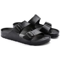 Birkenstock Arizona EVA Sandals -Black- Medium/Narrow -Hoka Shop 129423 pair
