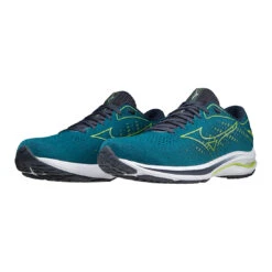 Mizuno Men's Wave Rider 25 Running Shoe - Harbor Blue - Regular (D) -Hoka Shop 411319 HBHB 09