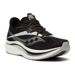 Saucony Women's Endorphin Pro 2 Racing Shoe - Black/White - Regular (B) -Hoka Shop S10687 10 5 1
