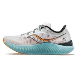 Saucony Men's Endorphin Pro 3 Racing Shoe- Fog/ViZiOrange- Regular (D) -Hoka Shop S20755 25 2