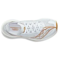 Saucony Men's Endorphin Elite Running Shoe - White/Gold- Regular (D) 10 Saucony Men's Endorphin Elite Running Shoe - White/Gold- Regular (D) -Hoka Shop S20768 13 3