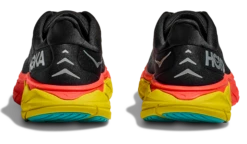 HOKA Men's Arahi 6 -Hoka Shop hoka mens arahi 6 running shoe black red yellow 4