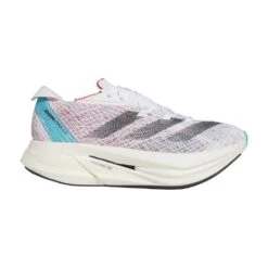 Hoka Shop 35 ADIDAS Men's Adizero Prime X 2 Strung Running Shoe - FTWR White/Core Black/Lucid Cyan - Regular (D)